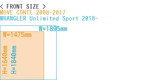 #MOVE CONTE 2008-2017 + WRANGLER Unlimited Sport 2018-